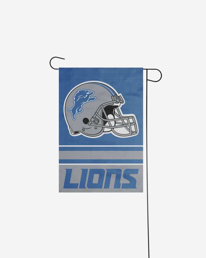 Detroit Lions Colorblock Helmet Garden Flag FOCO - FOCO.com