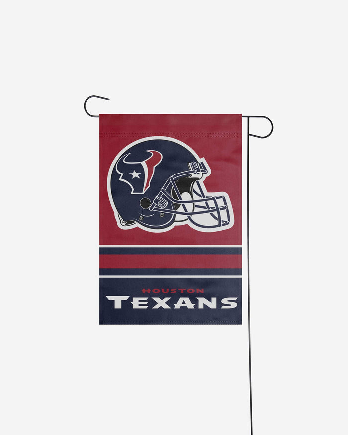 Houston Texans Colorblock Helmet Garden Flag FOCO - FOCO.com