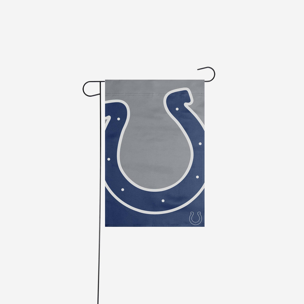 Indianapolis Colts Colorblock Helmet Garden Flag FOCO - FOCO.com