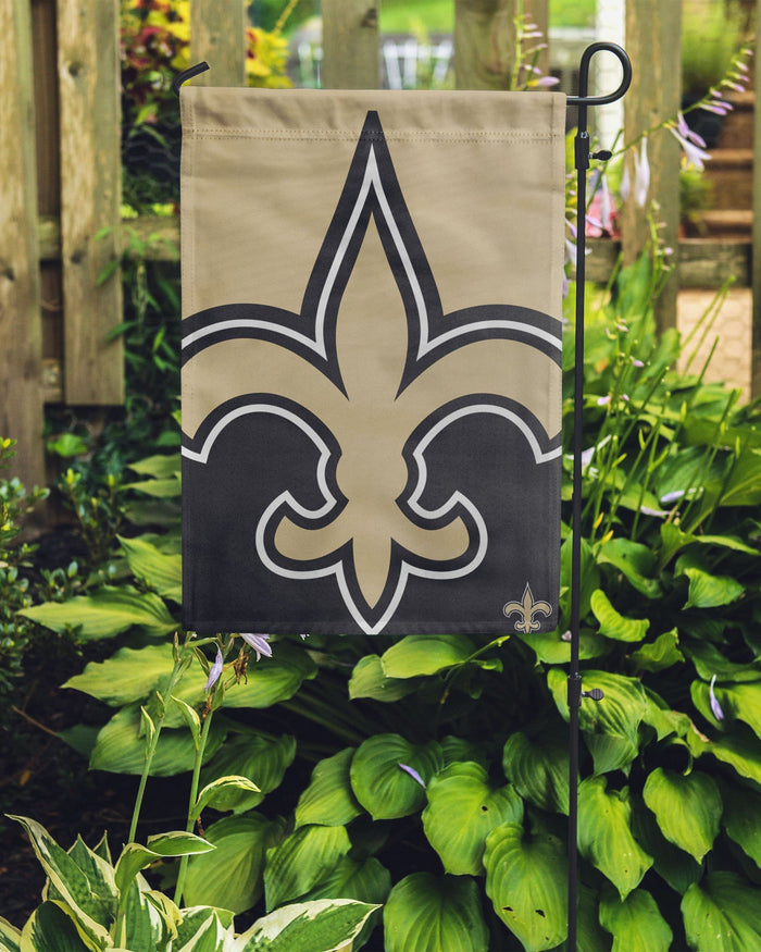 New Orleans Saints Colorblock Helmet Garden Flag FOCO - FOCO.com