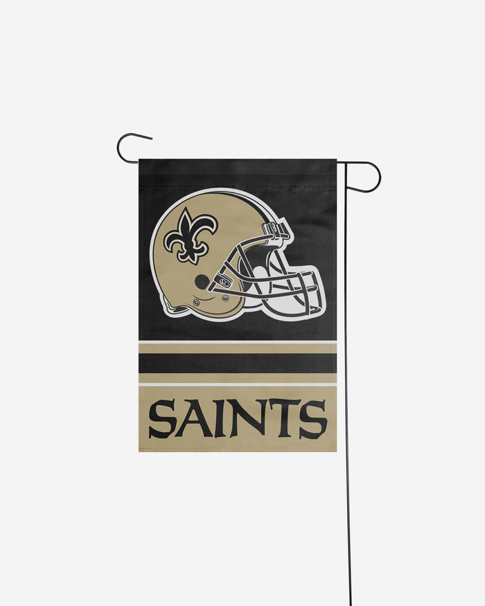 New Orleans Saints Colorblock Helmet Garden Flag FOCO - FOCO.com