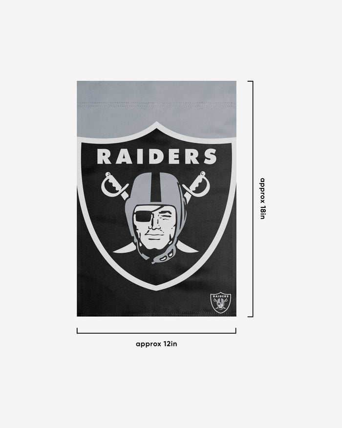 Las Vegas Raiders Colorblock Helmet Garden Flag FOCO - FOCO.com