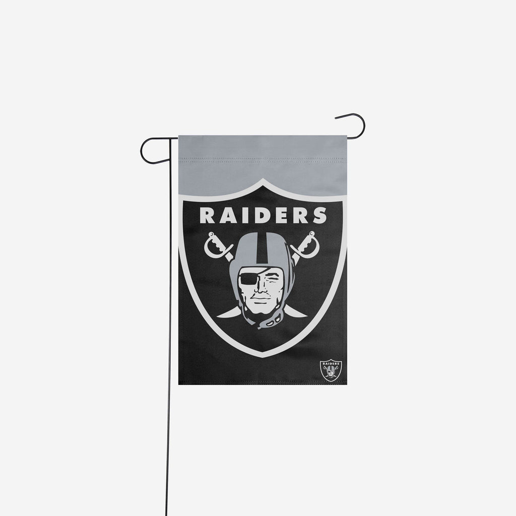 Las Vegas Raiders Colorblock Helmet Garden Flag FOCO - FOCO.com