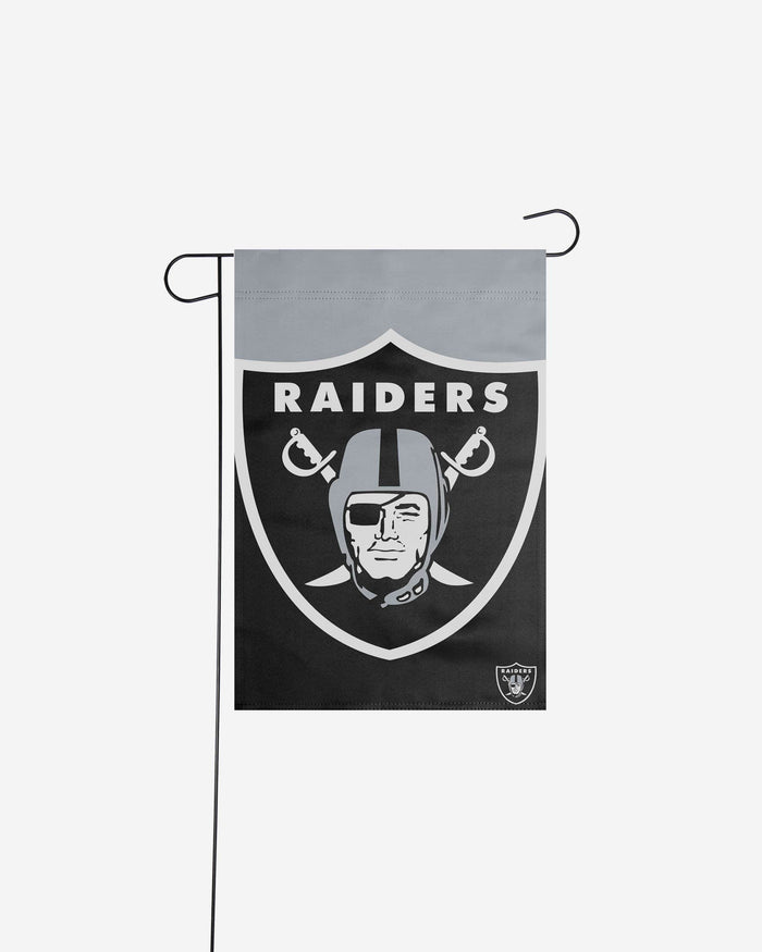 Las Vegas Raiders Colorblock Helmet Garden Flag FOCO - FOCO.com