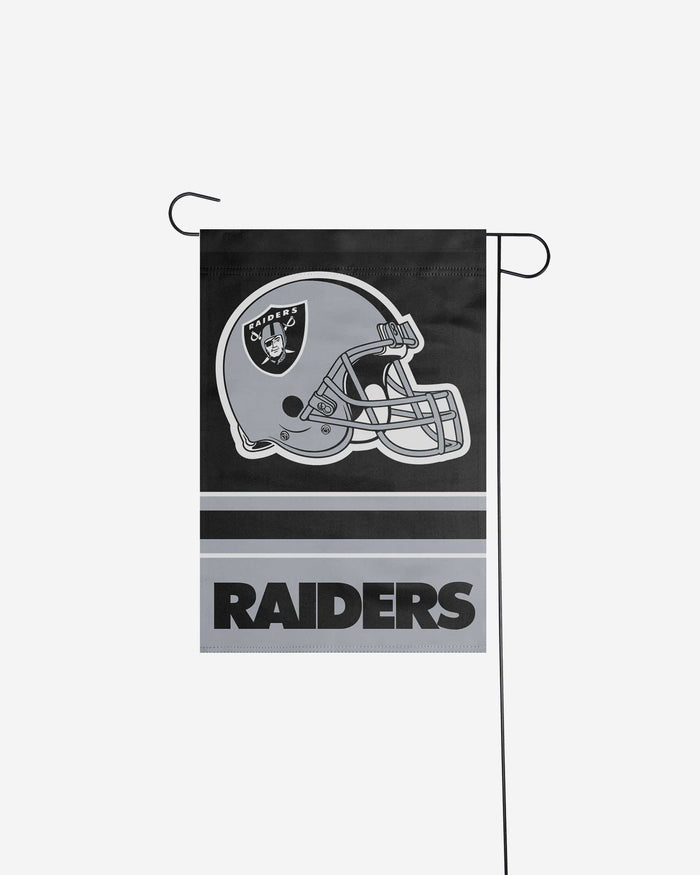 Las Vegas Raiders Colorblock Helmet Garden Flag FOCO - FOCO.com