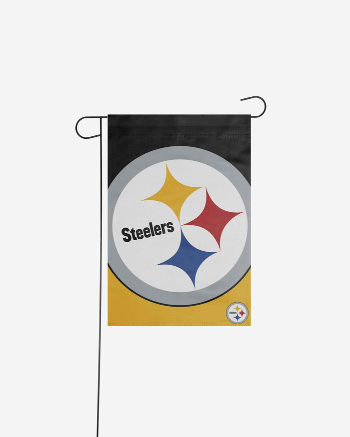 Pittsburgh Steelers Colorblock Helmet Garden Flag FOCO - FOCO.com