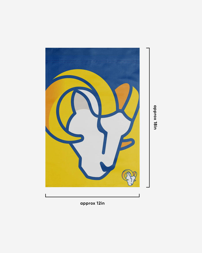 Los Angeles Rams Colorblock Helmet Garden Flag FOCO - FOCO.com