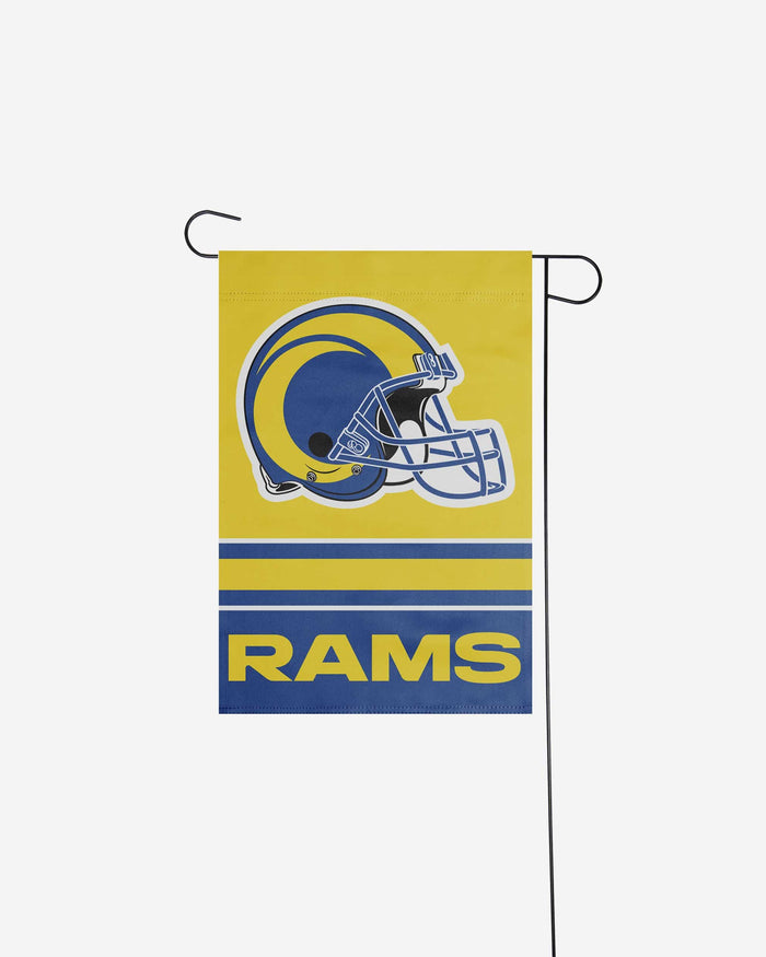 Los Angeles Rams Colorblock Helmet Garden Flag FOCO - FOCO.com