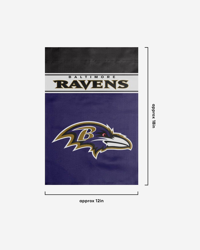 Baltimore Ravens Garden Flag FOCO - FOCO.com