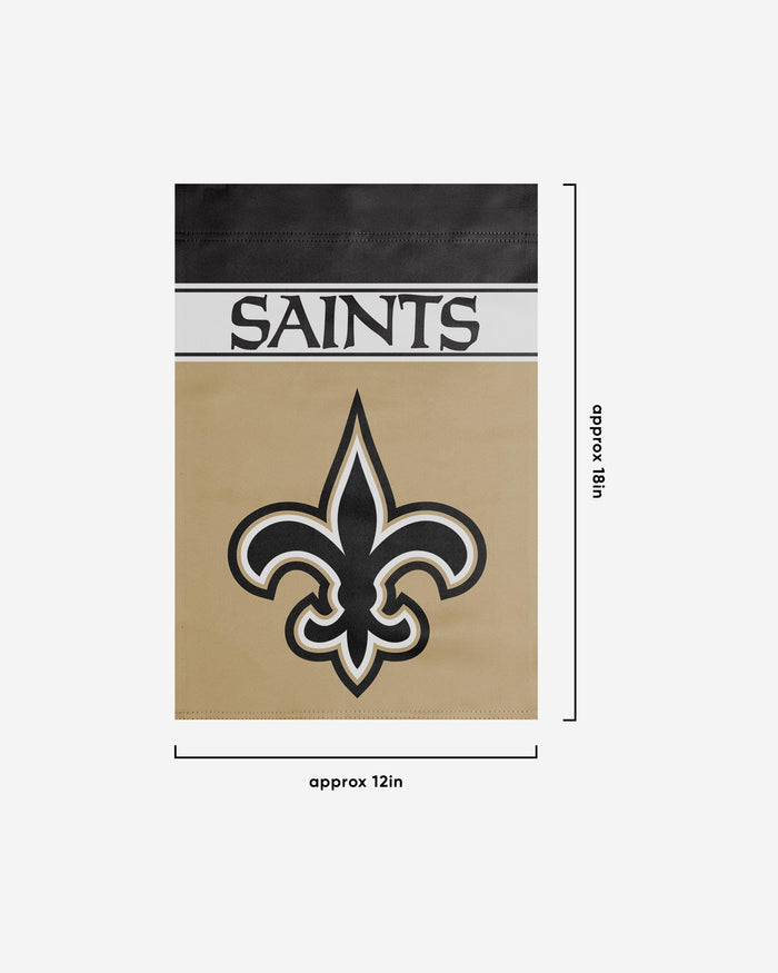 New Orleans Saints Garden Flag FOCO - FOCO.com