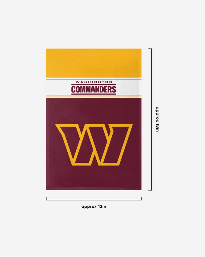 Washington Commanders Garden Flag FOCO - FOCO.com