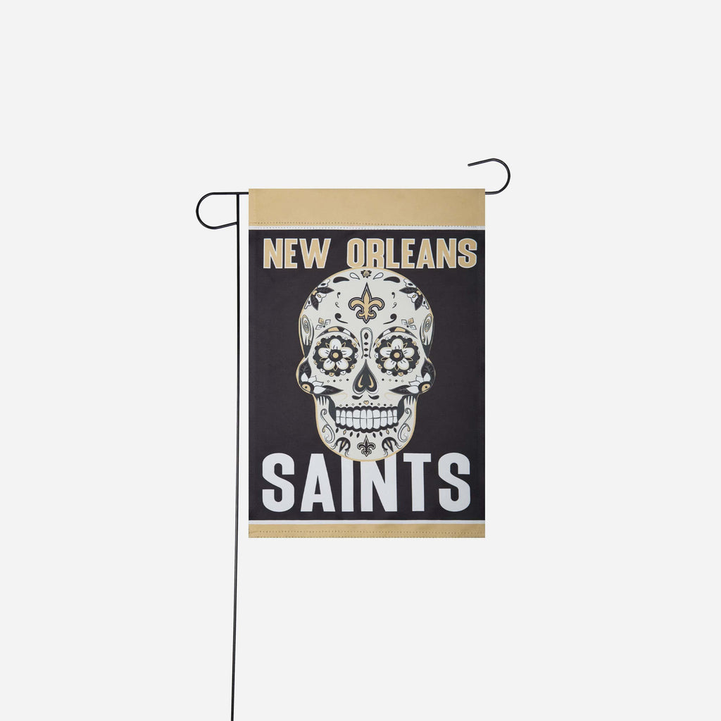 New Orleans Saints Day of the Dead Garden Flag FOCO - FOCO.com