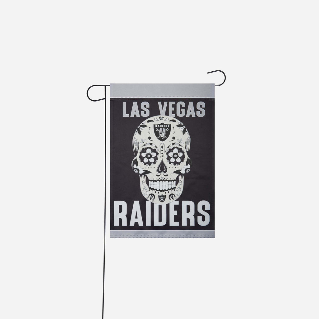 Las Vegas Raiders Day of the Dead Garden Flag FOCO - FOCO.com