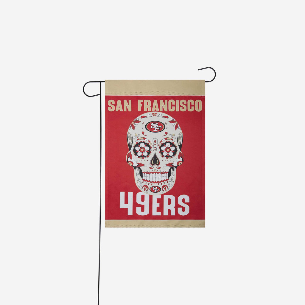 San Francisco 49ers Day of the Dead Garden Flag FOCO - FOCO.com