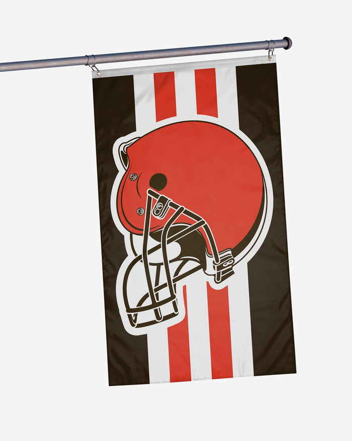 Cleveland Browns Helmet Horizontal Flag FOCO - FOCO.com