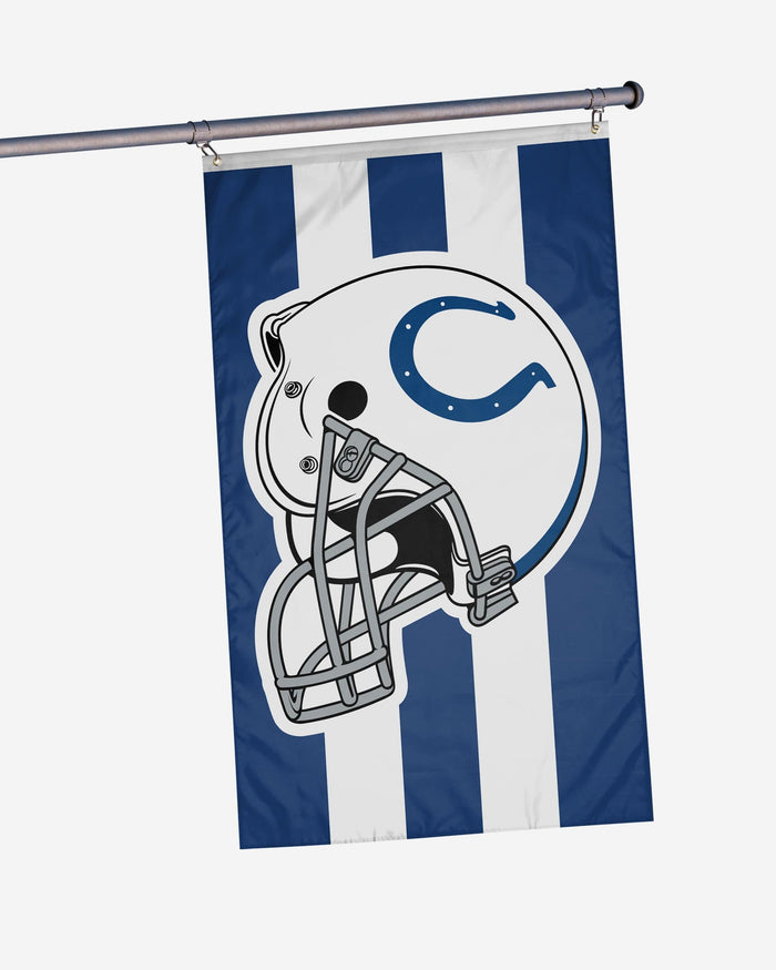 Indianapolis Colts Helmet Horizontal Flag FOCO - FOCO.com