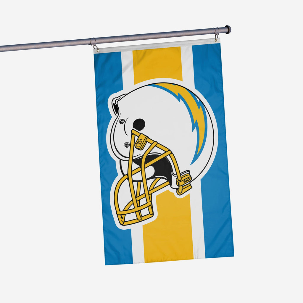 Los Angeles Chargers Helmet Horizontal Flag FOCO - FOCO.com