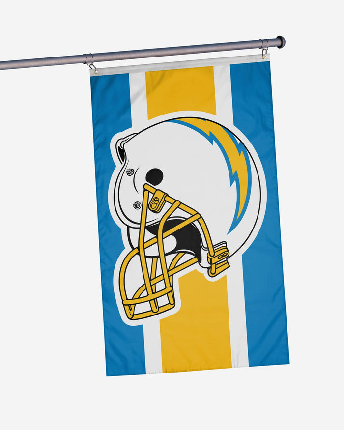 Los Angeles Chargers Helmet Horizontal Flag FOCO - FOCO.com