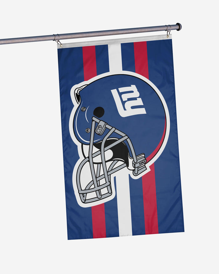 New York Giants Helmet Horizontal Flag FOCO - FOCO.com