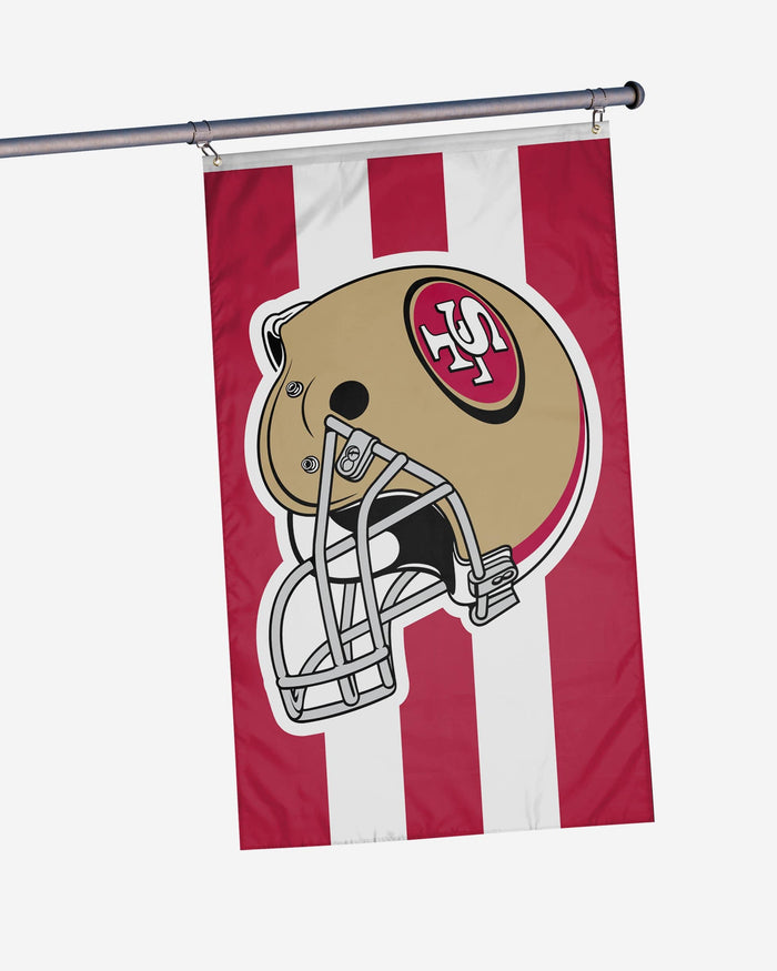 San Francisco 49ers Helmet Horizontal Flag FOCO - FOCO.com