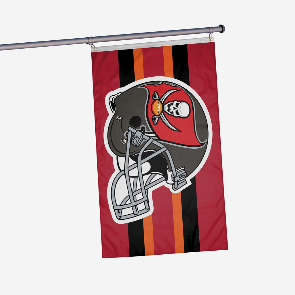 Tampa Bay Buccaneers Helmet Horizontal Flag FOCO - FOCO.com