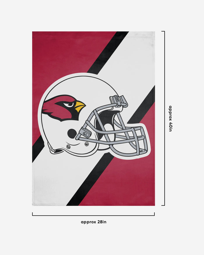 Arizona Cardinals Helmet Vertical Flag FOCO - FOCO.com