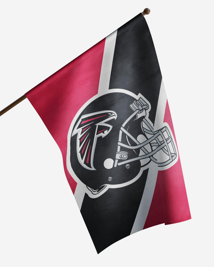 Atlanta Falcons Helmet Vertical Flag FOCO - FOCO.com