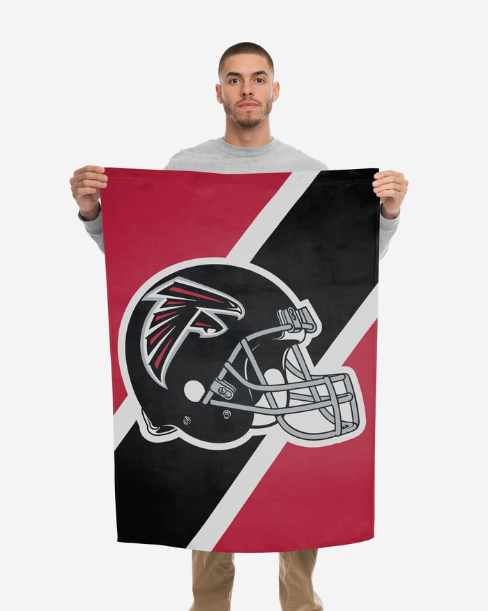 Atlanta Falcons Helmet Vertical Flag FOCO - FOCO.com