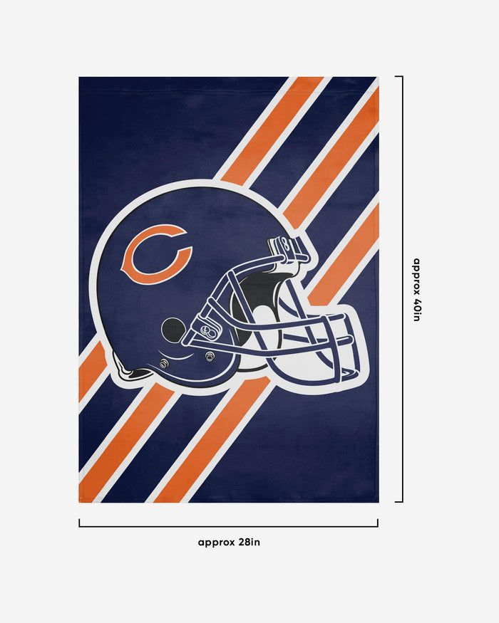 Chicago Bears Helmet Vertical Flag FOCO - FOCO.com