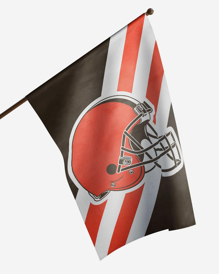 Cleveland Browns Helmet Vertical Flag FOCO - FOCO.com