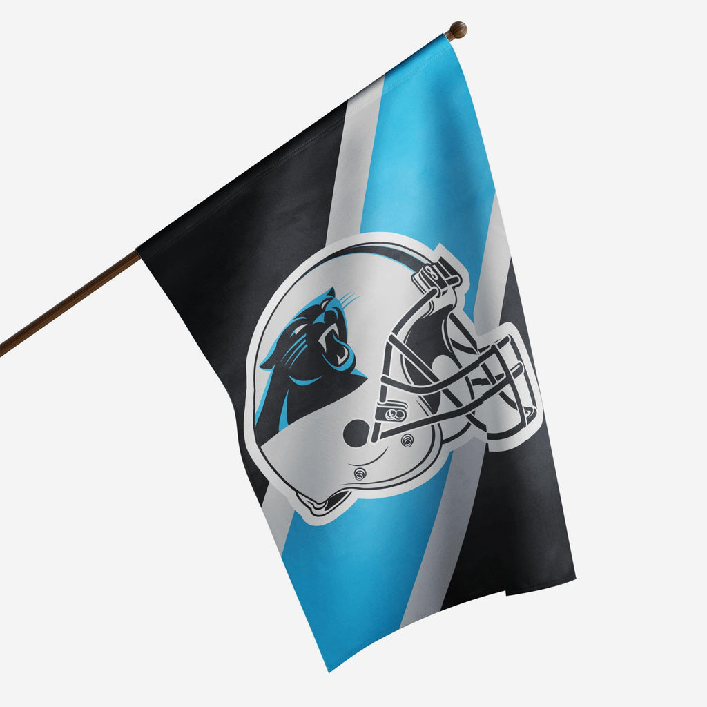 Carolina Panthers Helmet Vertical Flag FOCO - FOCO.com