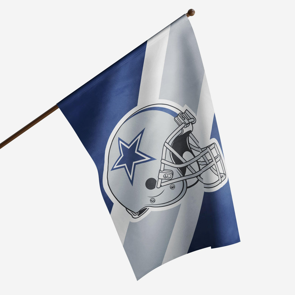 Dallas Cowboys Helmet Vertical Flag FOCO - FOCO.com