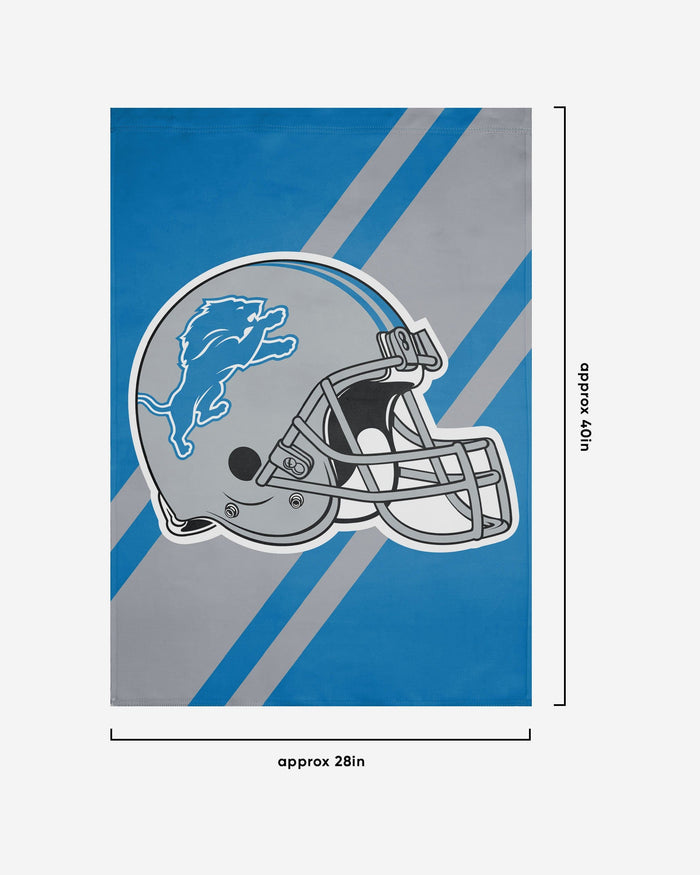 Detroit Lions Helmet Vertical Flag FOCO - FOCO.com