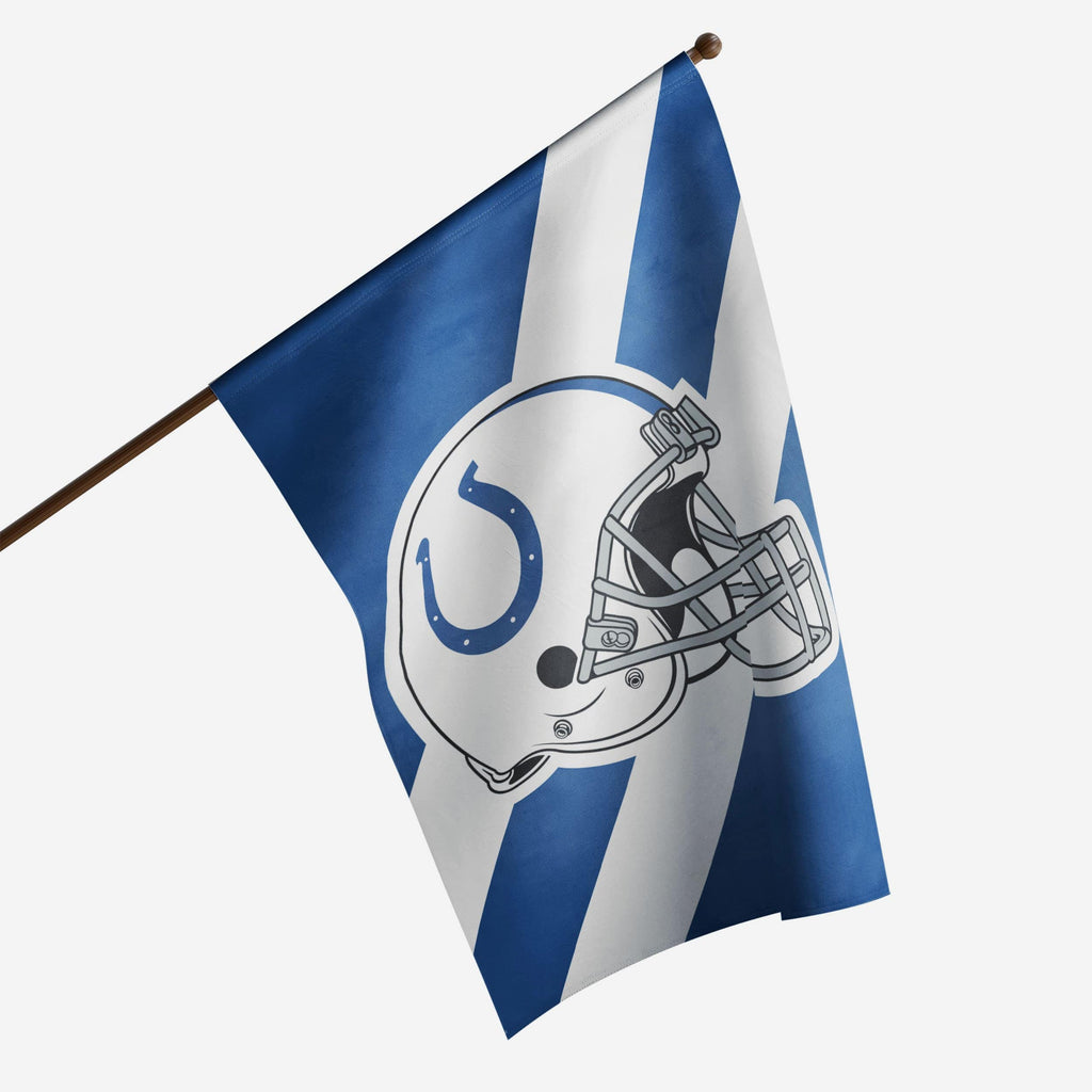 Indianapolis Colts Helmet Vertical Flag FOCO - FOCO.com