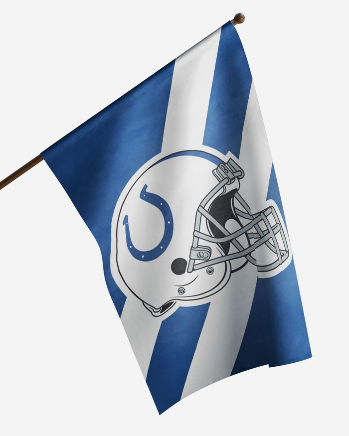 Indianapolis Colts Helmet Vertical Flag FOCO - FOCO.com