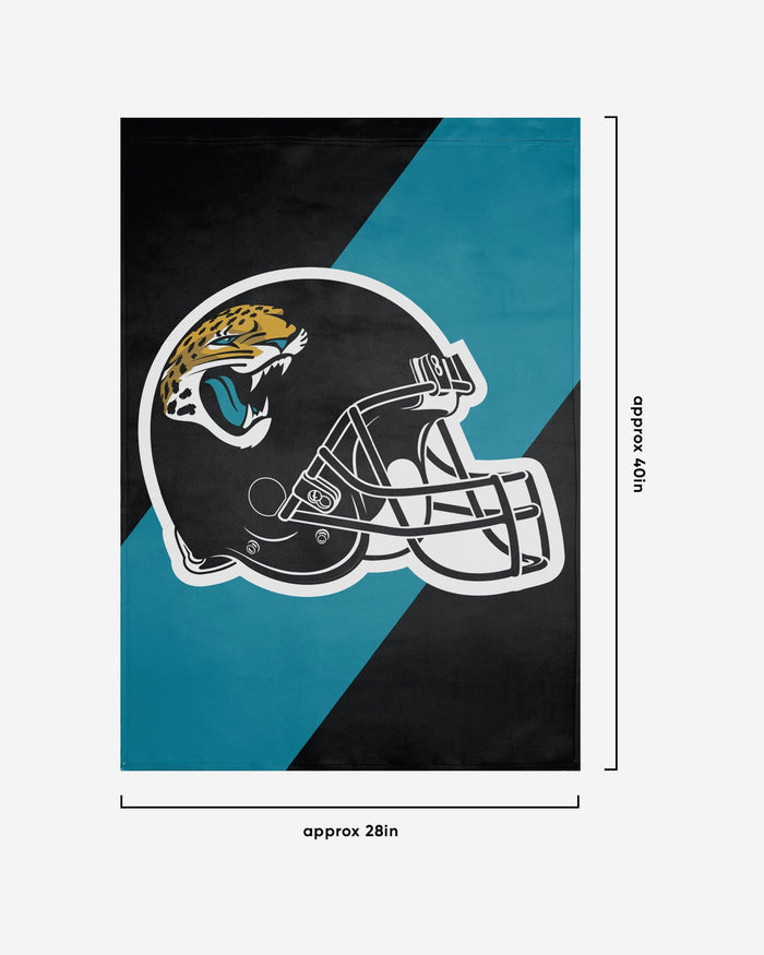 Jacksonville Jaguars Helmet Vertical Flag FOCO - FOCO.com