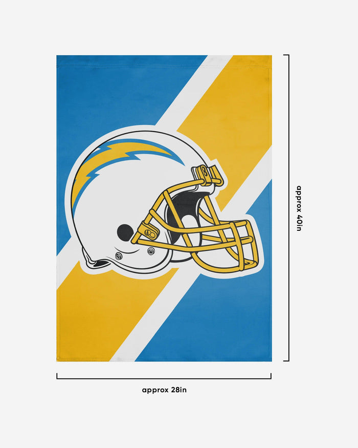 Los Angeles Chargers Helmet Vertical Flag FOCO - FOCO.com