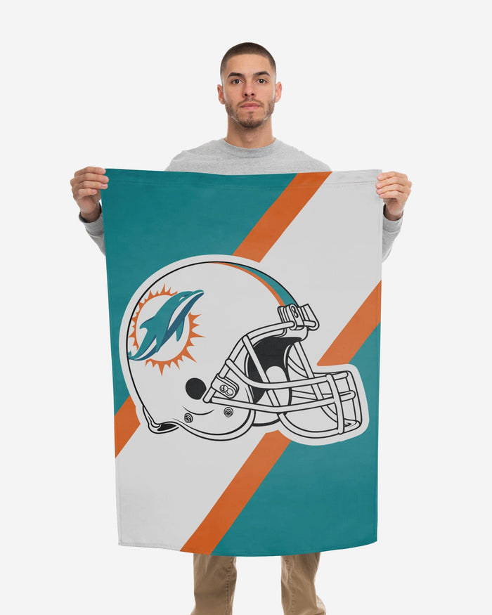 Miami Dolphins Helmet Vertical Flag FOCO - FOCO.com