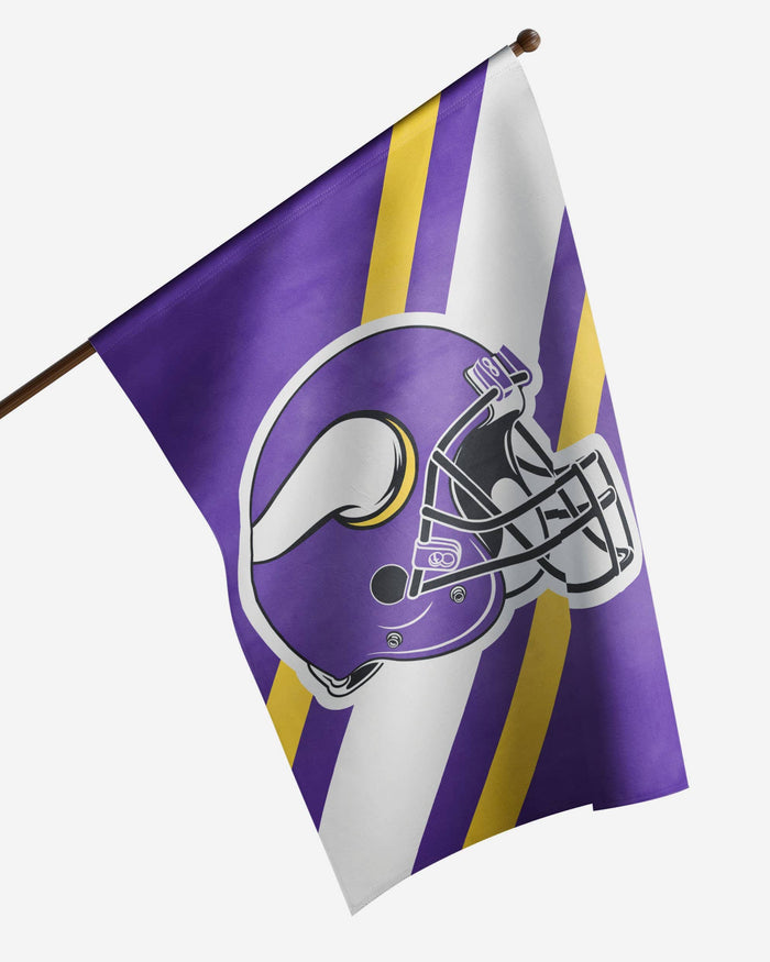 Minnesota Vikings Helmet Vertical Flag FOCO - FOCO.com