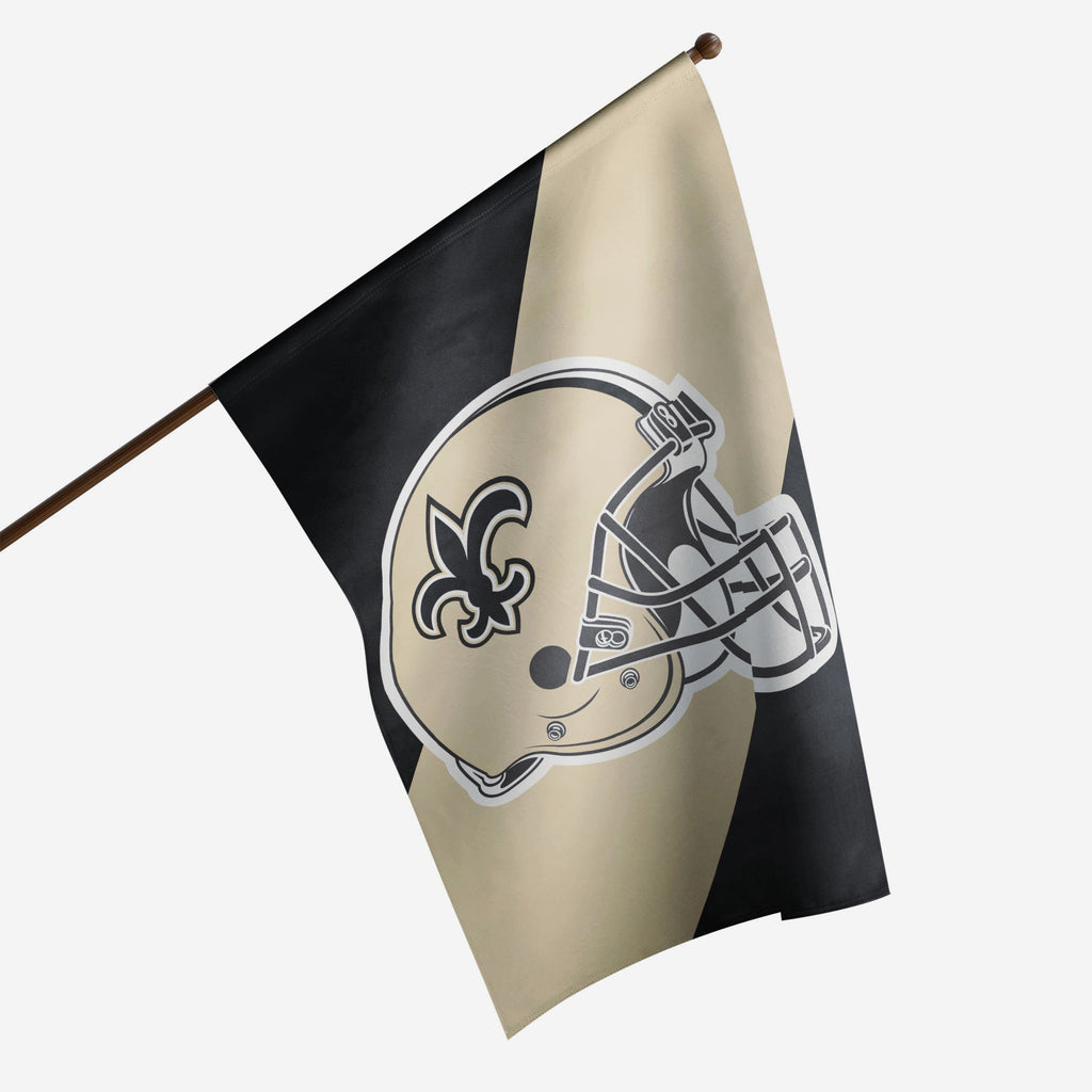 New Orleans Saints Helmet Vertical Flag FOCO - FOCO.com