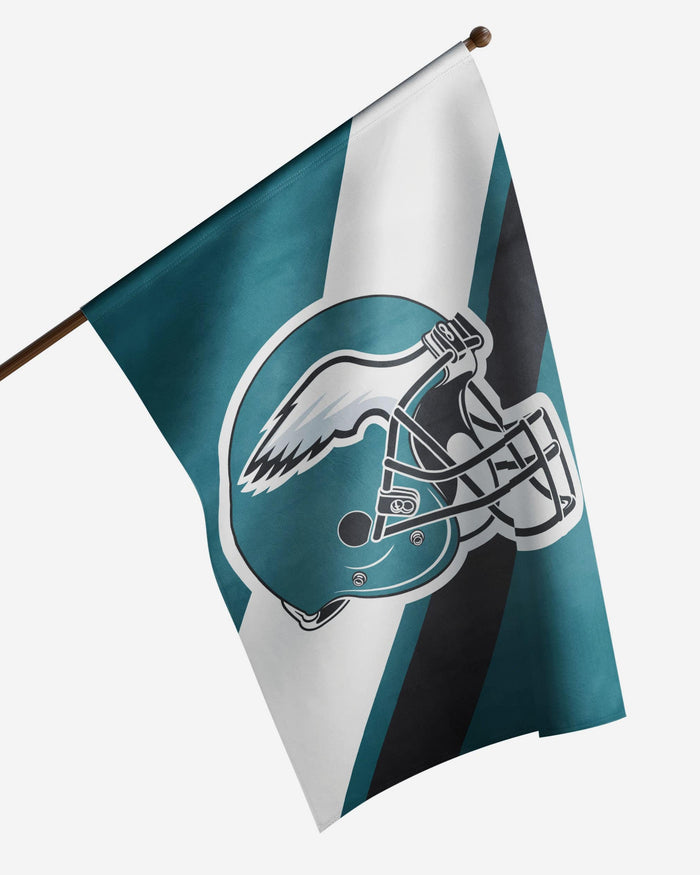 Philadelphia Eagles Helmet Vertical Flag FOCO - FOCO.com