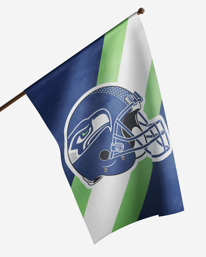 Seattle Seahawks Helmet Vertical Flag FOCO - FOCO.com