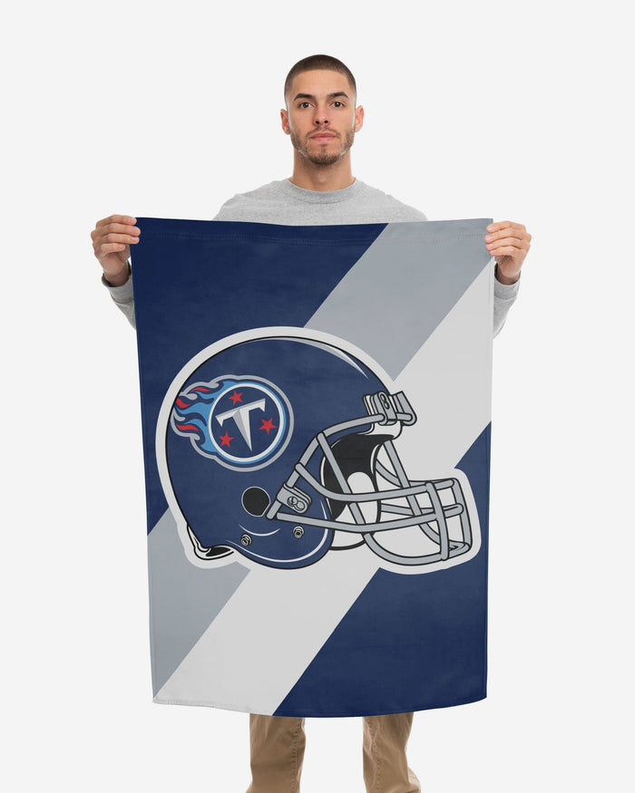 Tennessee Titans Helmet Vertical Flag FOCO - FOCO.com