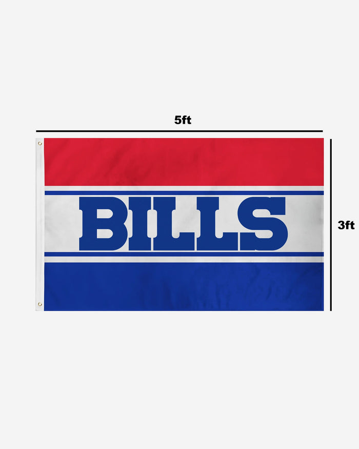 Buffalo Bills Horizontal Flag FOCO - FOCO.com