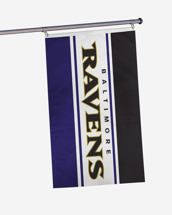 Baltimore Ravens Horizontal Flag FOCO - FOCO.com