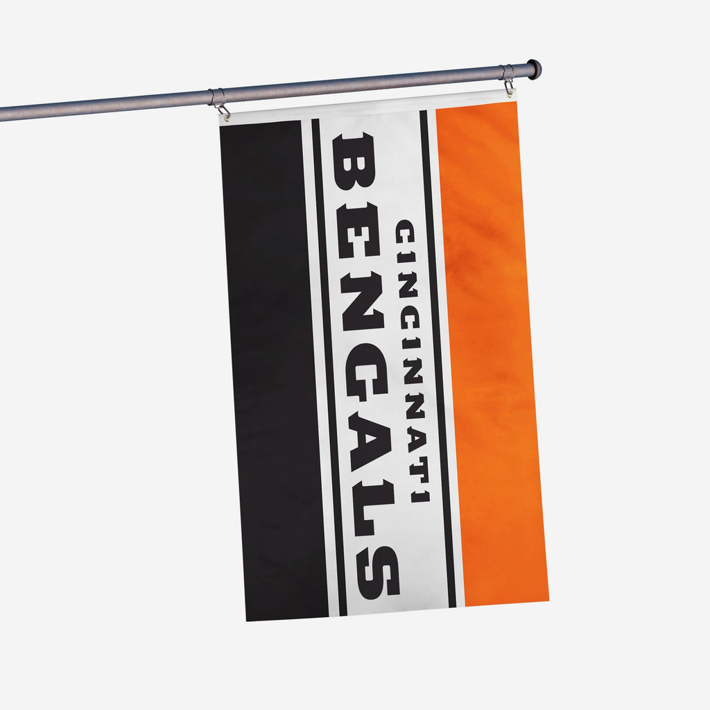 Cincinnati Bengals Horizontal Flag FOCO - FOCO.com