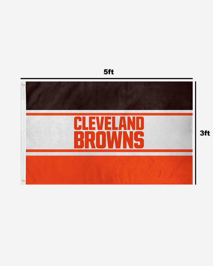 Cleveland Browns Horizontal Flag FOCO - FOCO.com