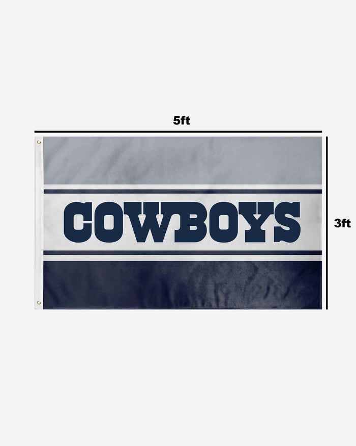 Dallas Cowboys Horizontal Flag FOCO - FOCO.com