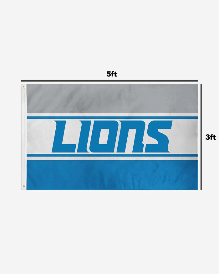 Detroit Lions Horizontal Flag FOCO - FOCO.com