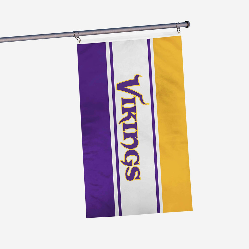 Minnesota Vikings Horizontal Flag FOCO - FOCO.com